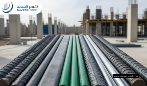 ما هي الأنواع المختلفة لحديد التسليح؟