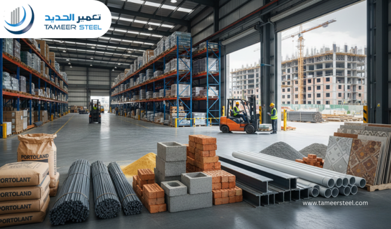 ما هي المواد التي يقدّمها مورّدو مواد البناء لمشاريع التشييد؟